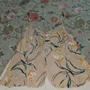 O'Neill Floral Beige Women's Top